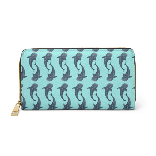 Whale Shark Zipper Wallet
