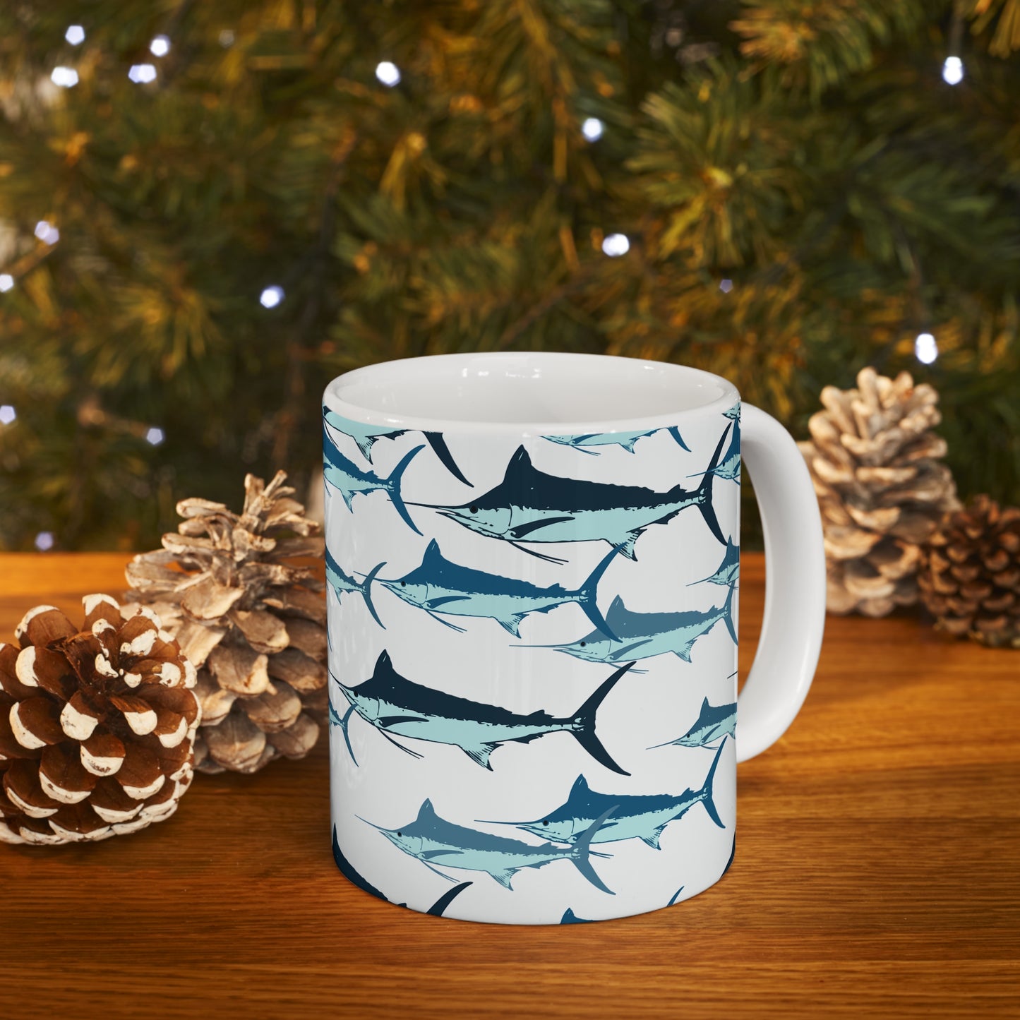 Marlin Ceramic Mug 11oz