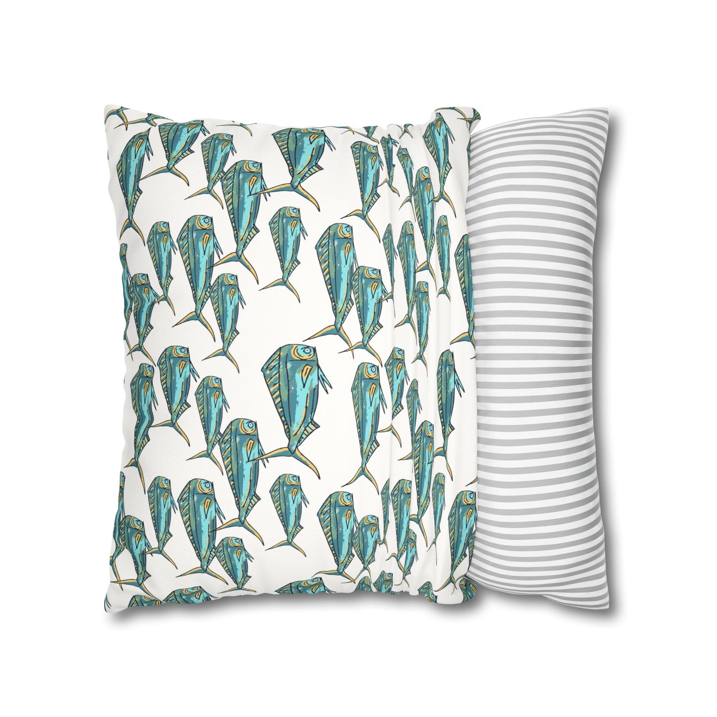 Mahi -  Faux Suede Pillowcase - Perfect for Beach Lovers