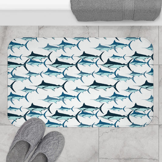 Blue Marlin Bath Mat