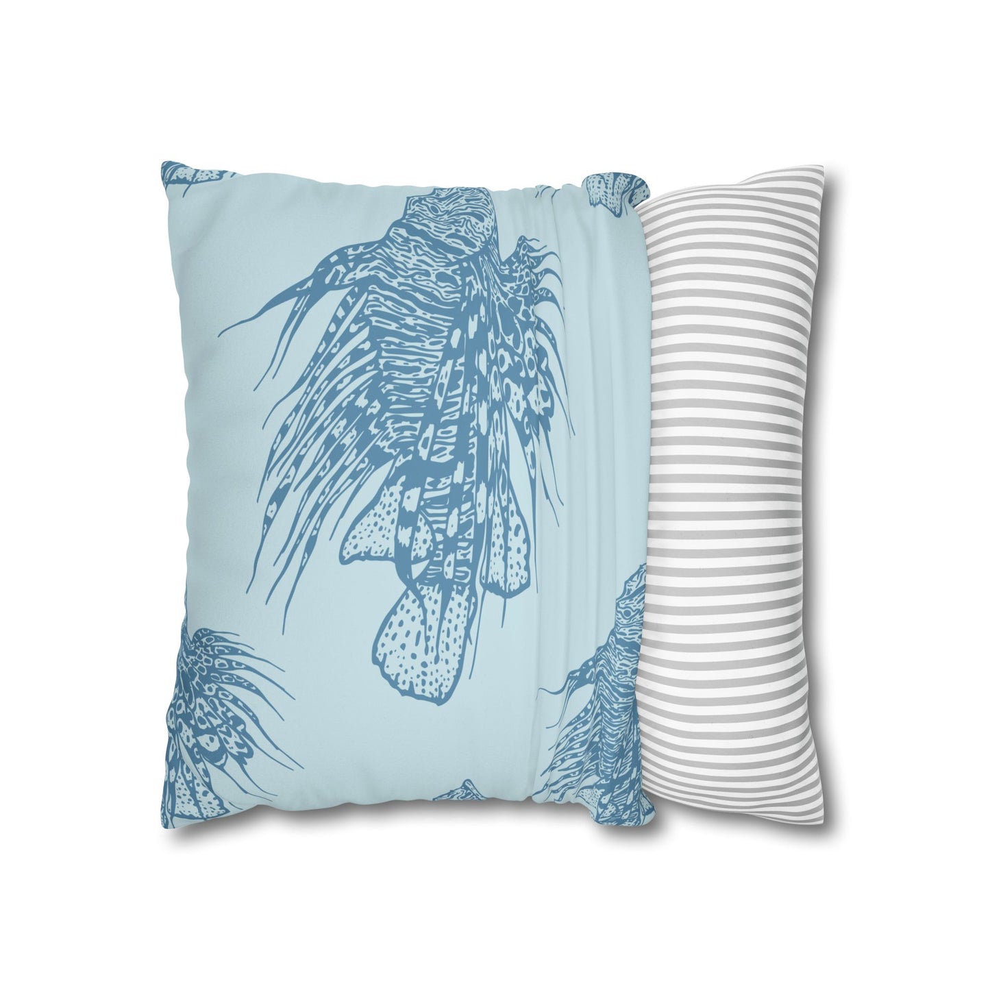 Lionfish -  Faux Suede Pillowcase - Perfect for Beach Lovers