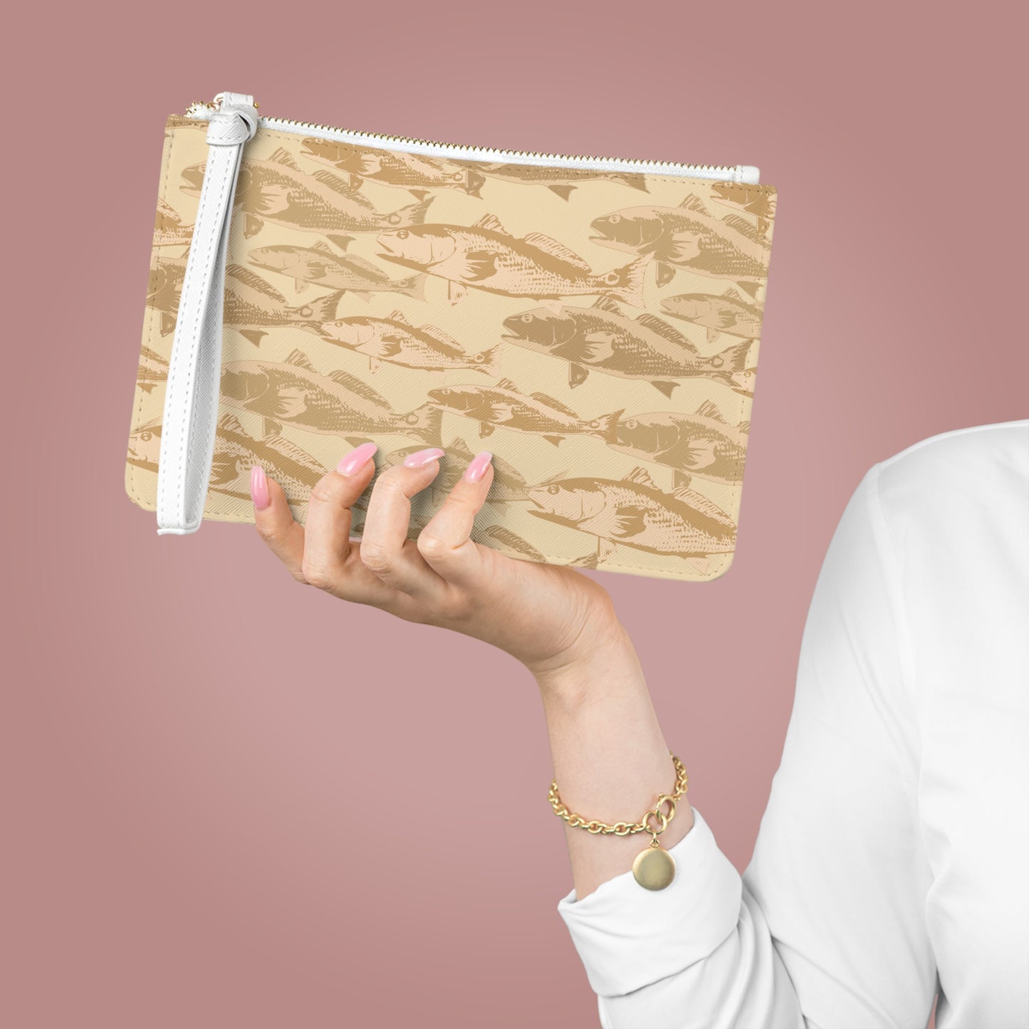 Red Drum Clutch Bag