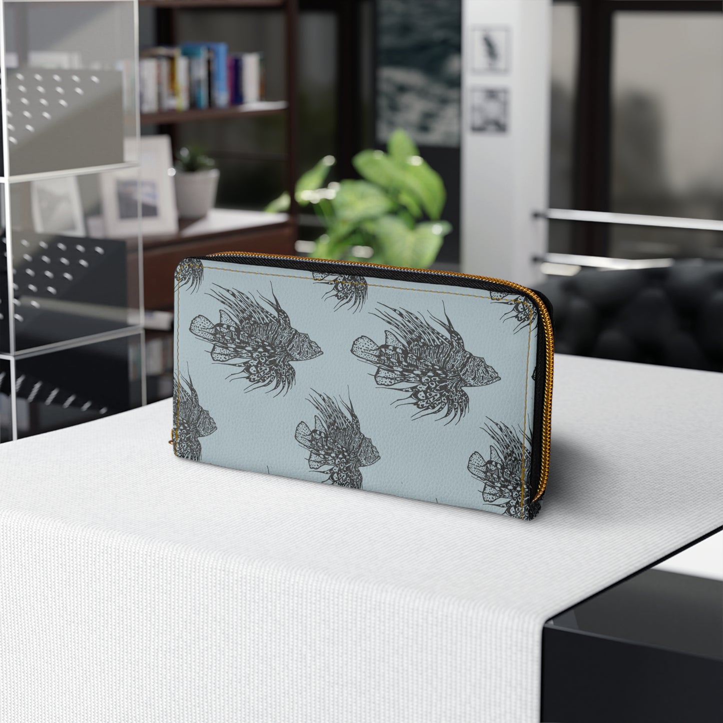 Lionfish Zipper Wallet