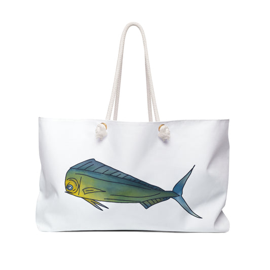 Watercolor Mahi Weekender Bag