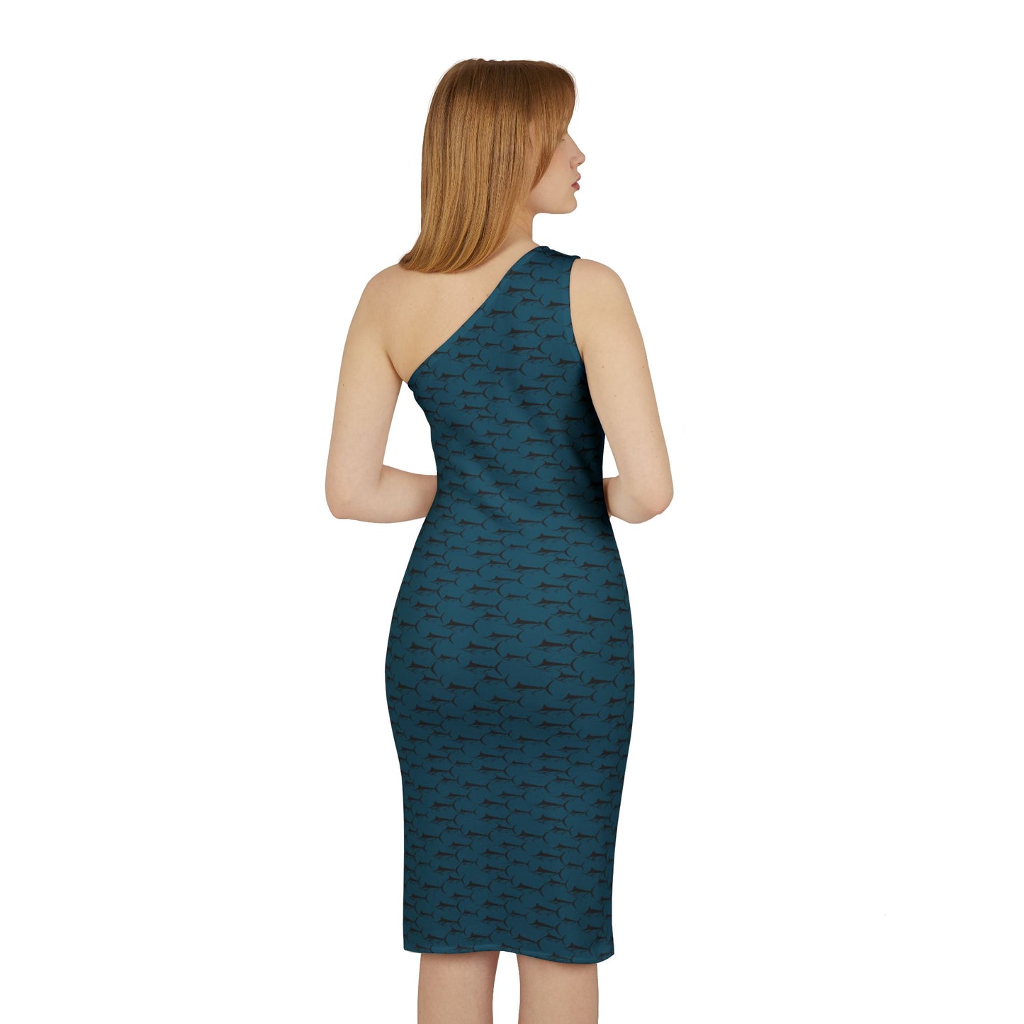 Marlin Elegant One-Shoulder Dress