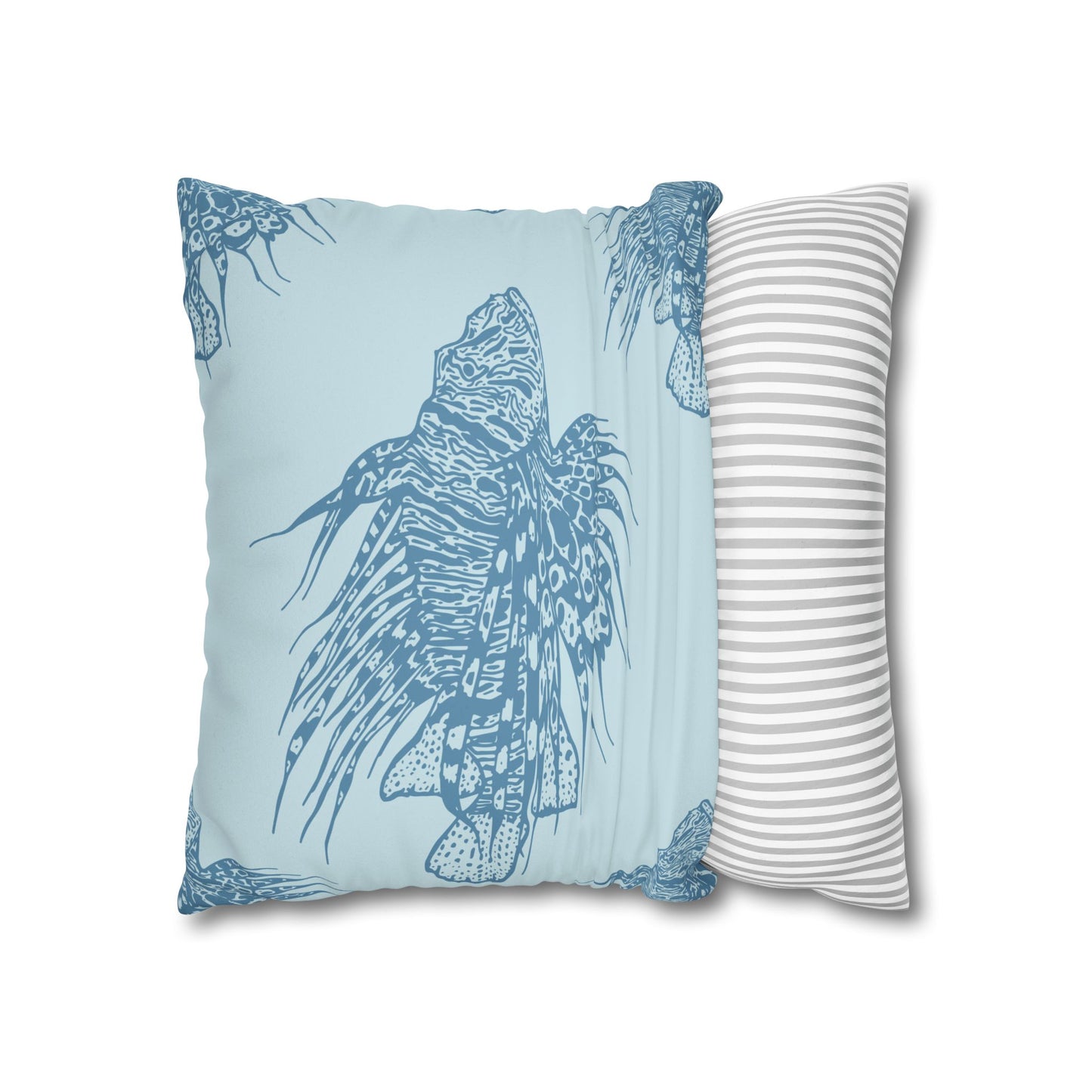 Lionfish -  Faux Suede Pillowcase - Perfect for Beach Lovers