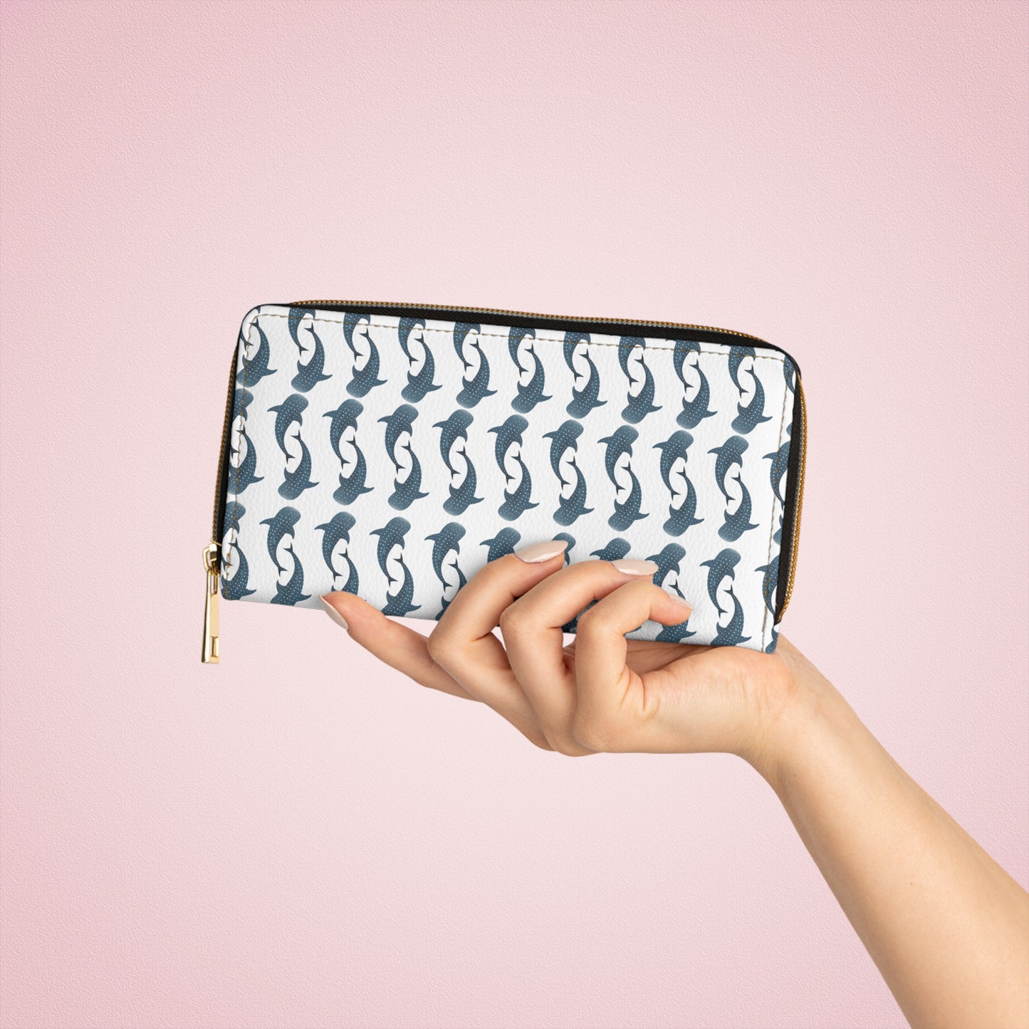 Whale Shark Zipper Wallet