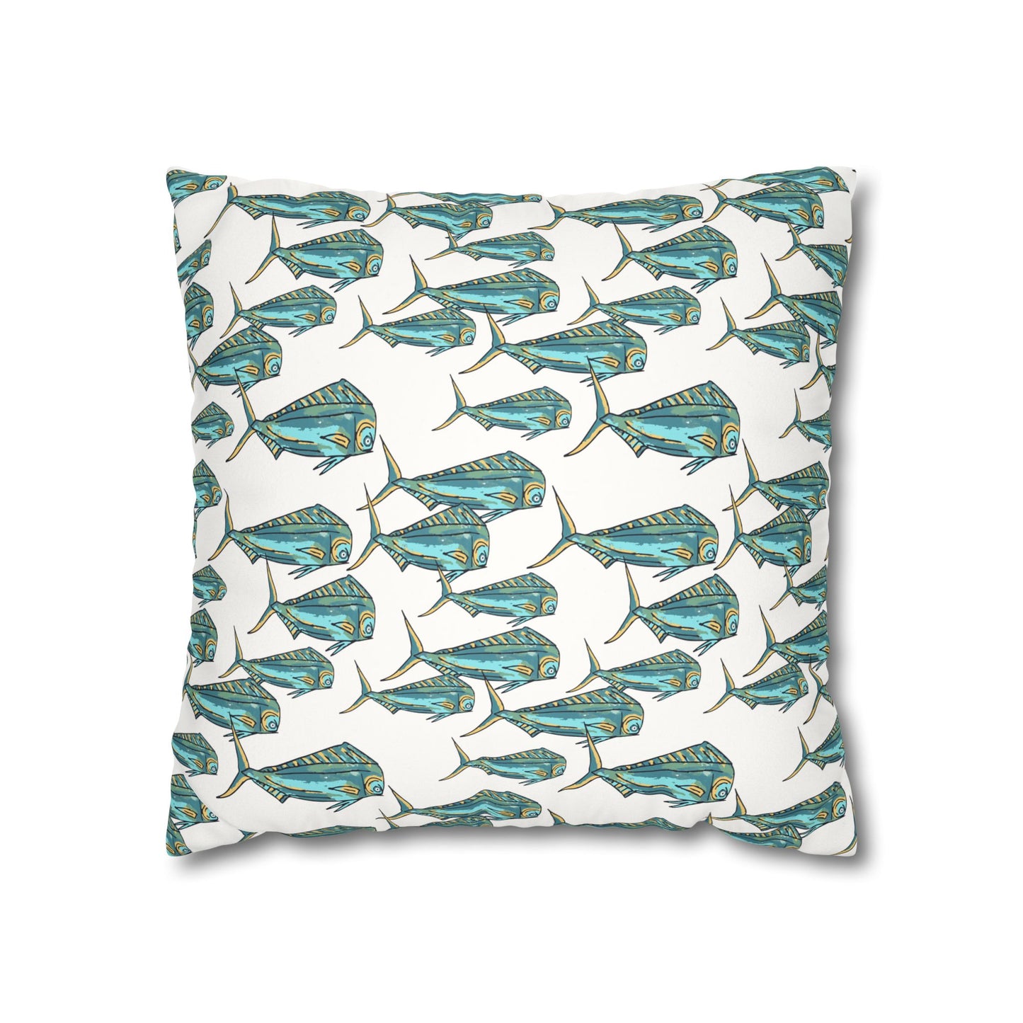 Mahi -  Faux Suede Pillowcase - Perfect for Beach Lovers