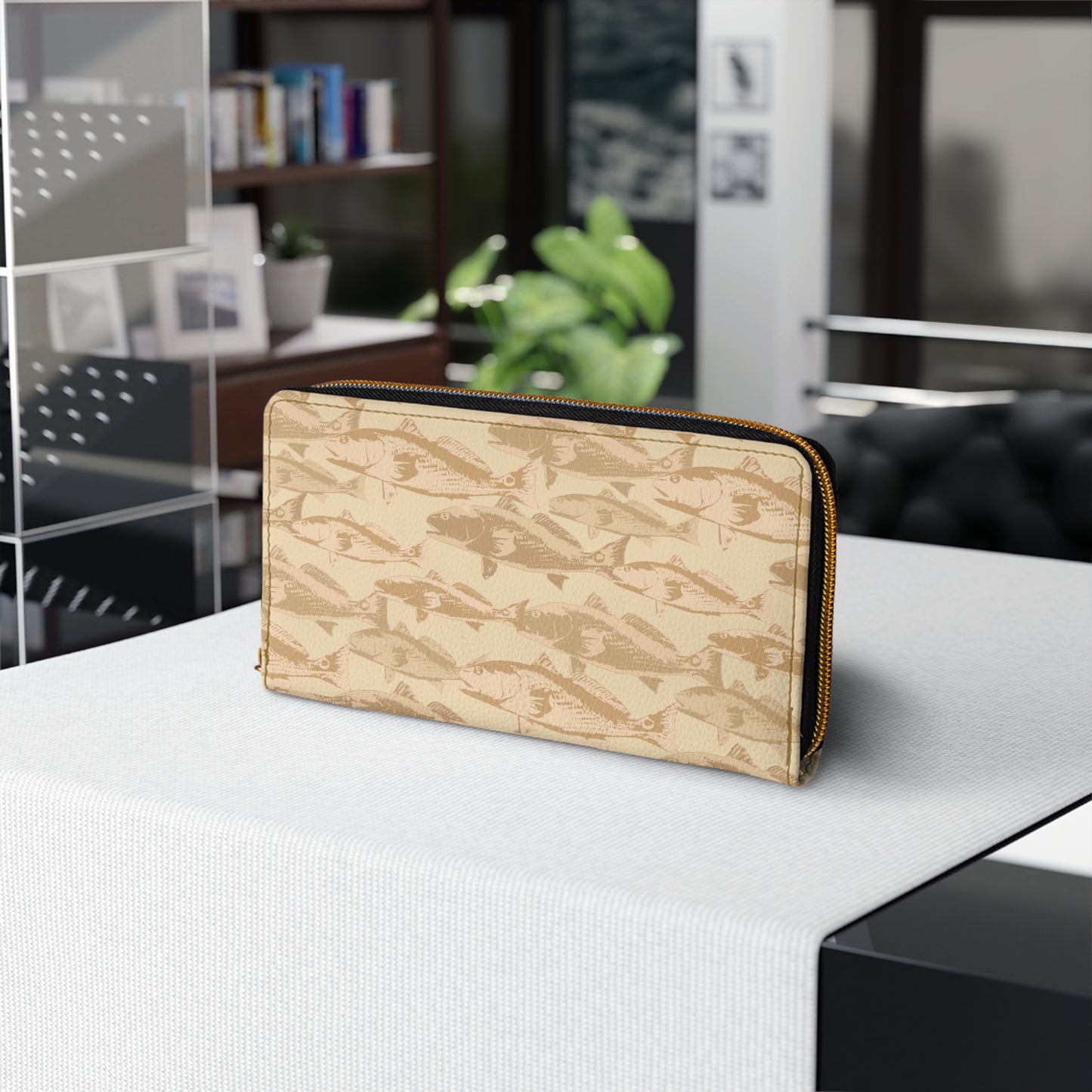 Red Drum Zipper Wallet