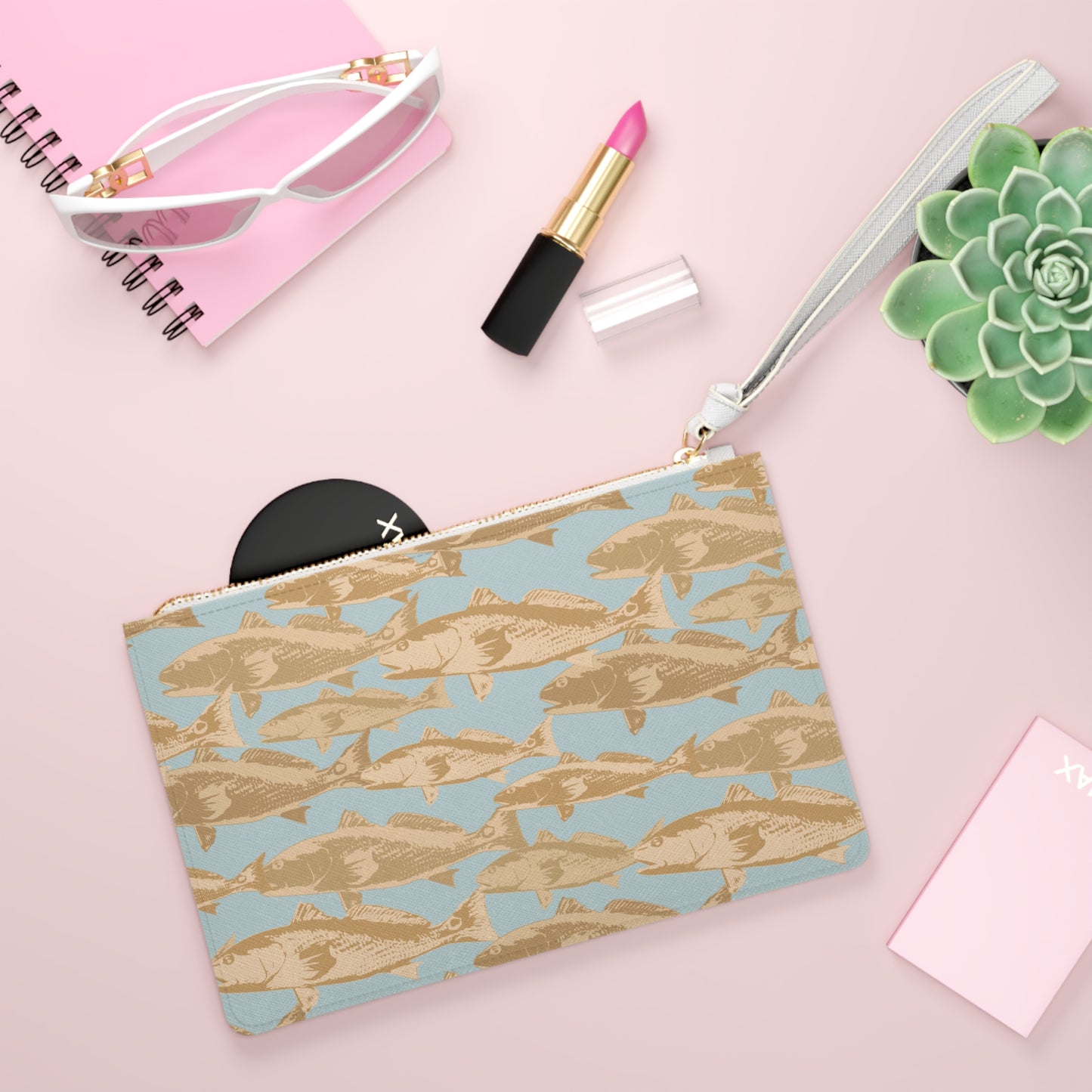 Red Drum Clutch Bag