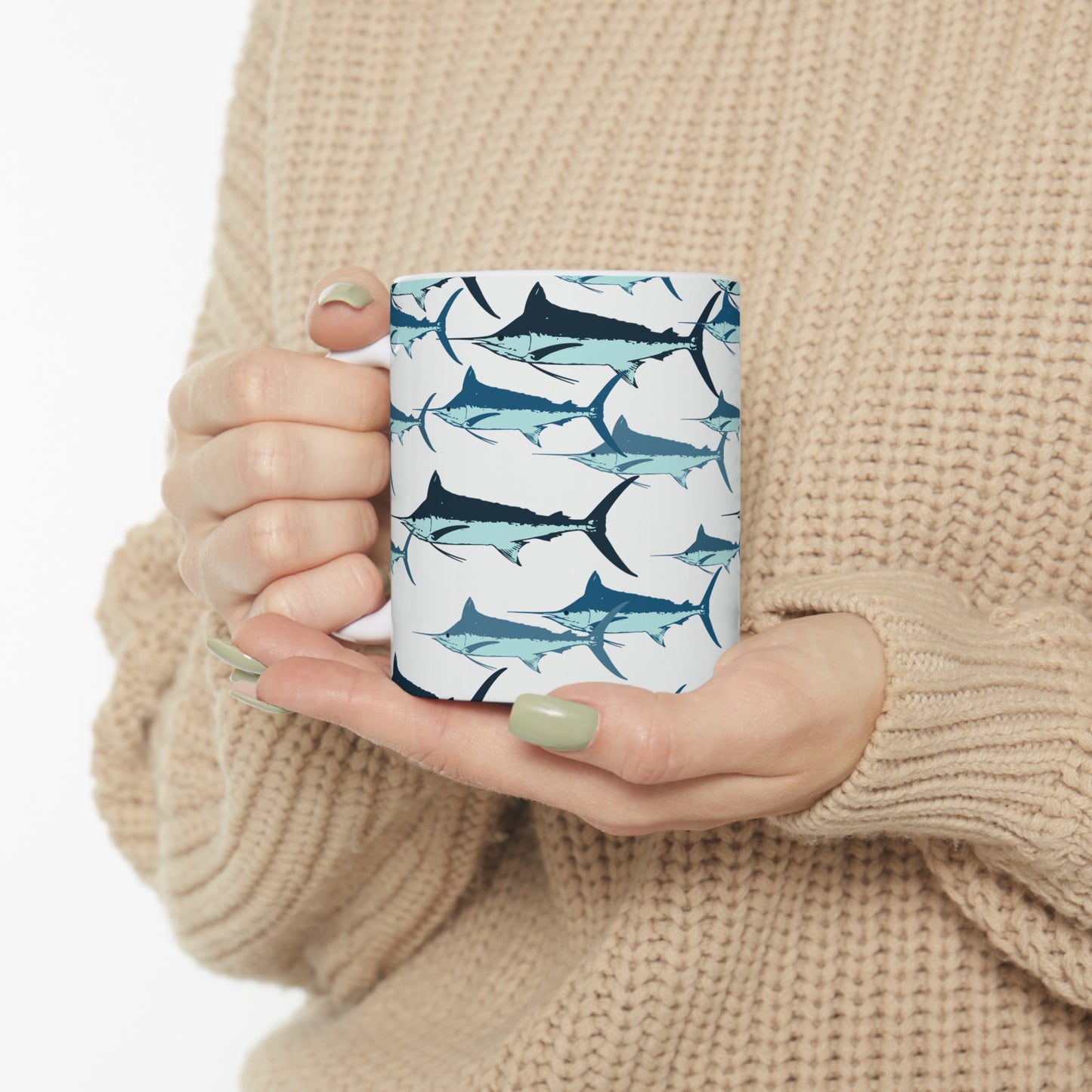 Marlin Ceramic Mug 11oz