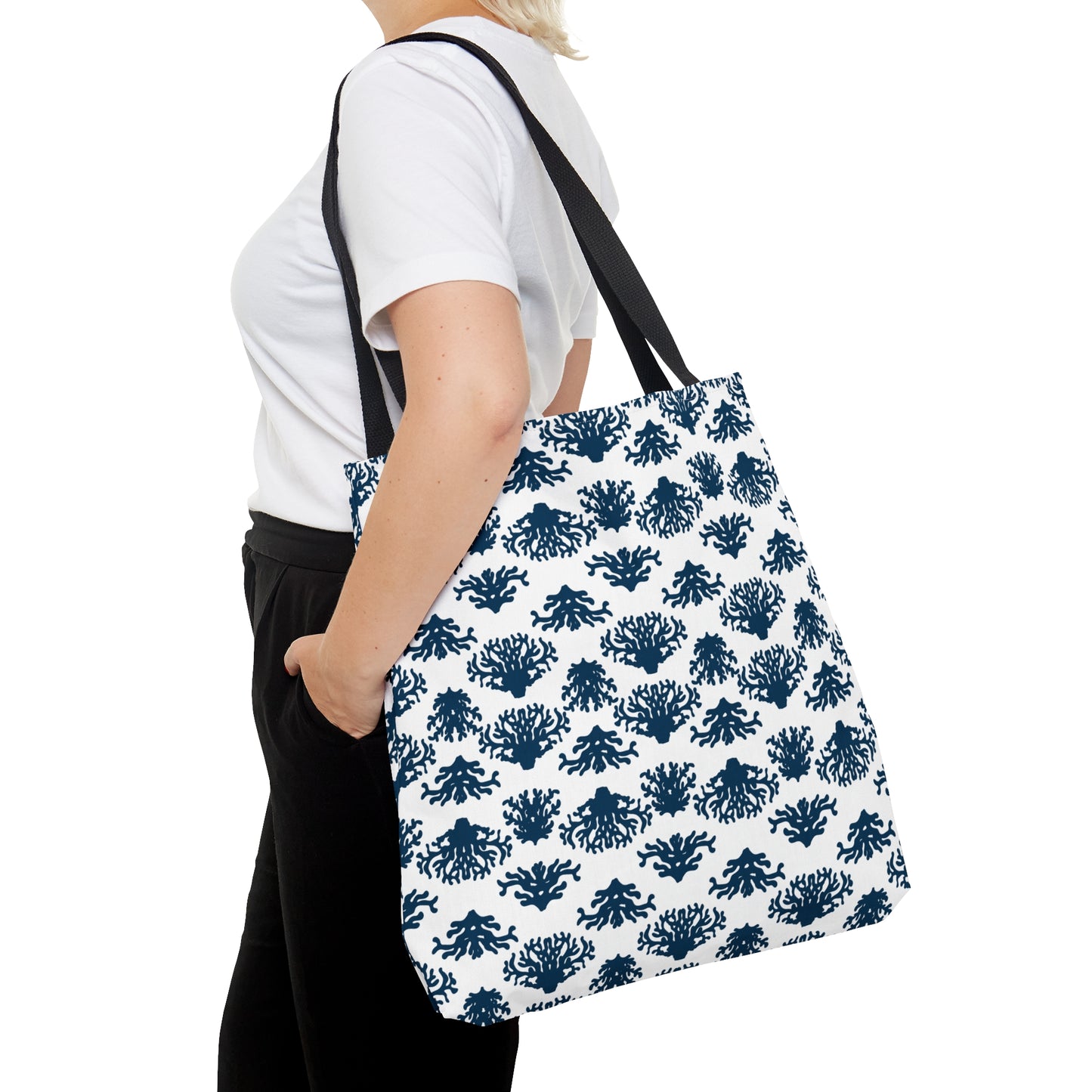 Coral Blues Tote Bag