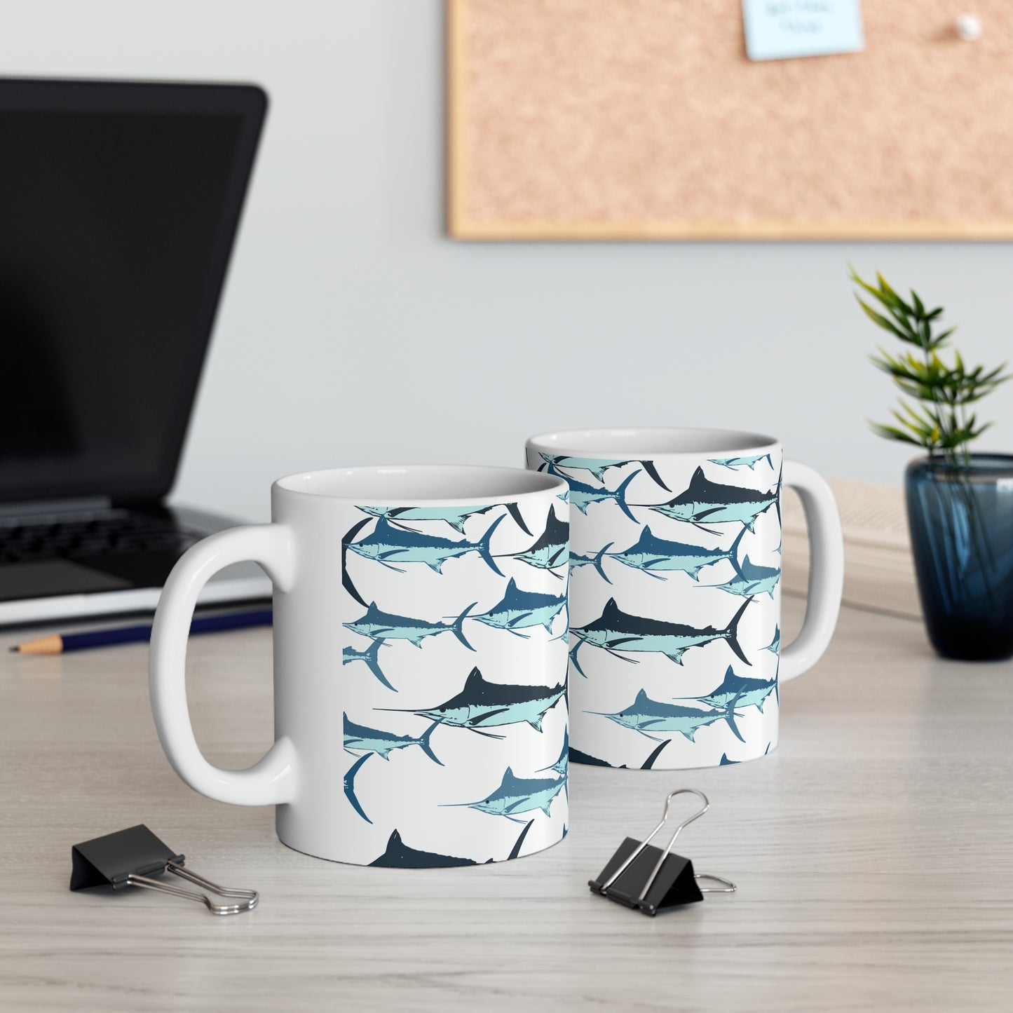 Marlin Ceramic Mug 11oz