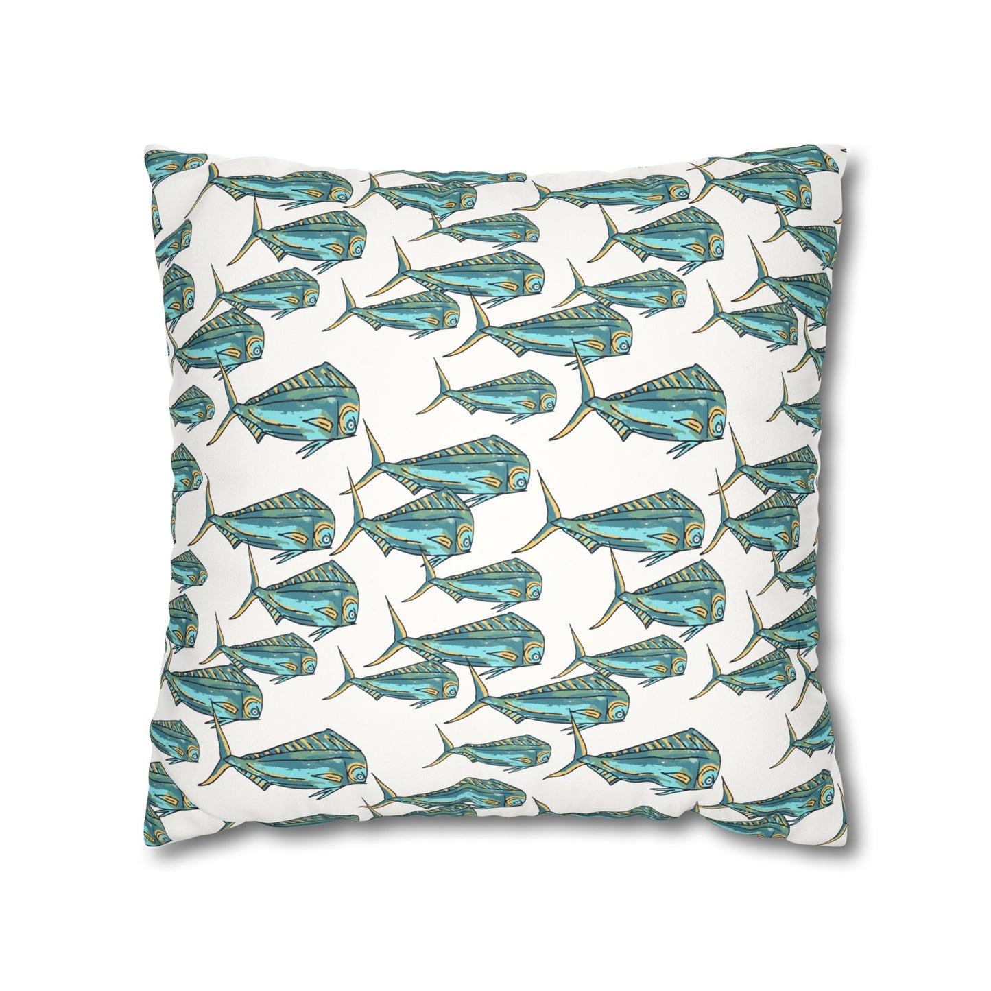 Mahi -  Faux Suede Pillowcase - Perfect for Beach Lovers