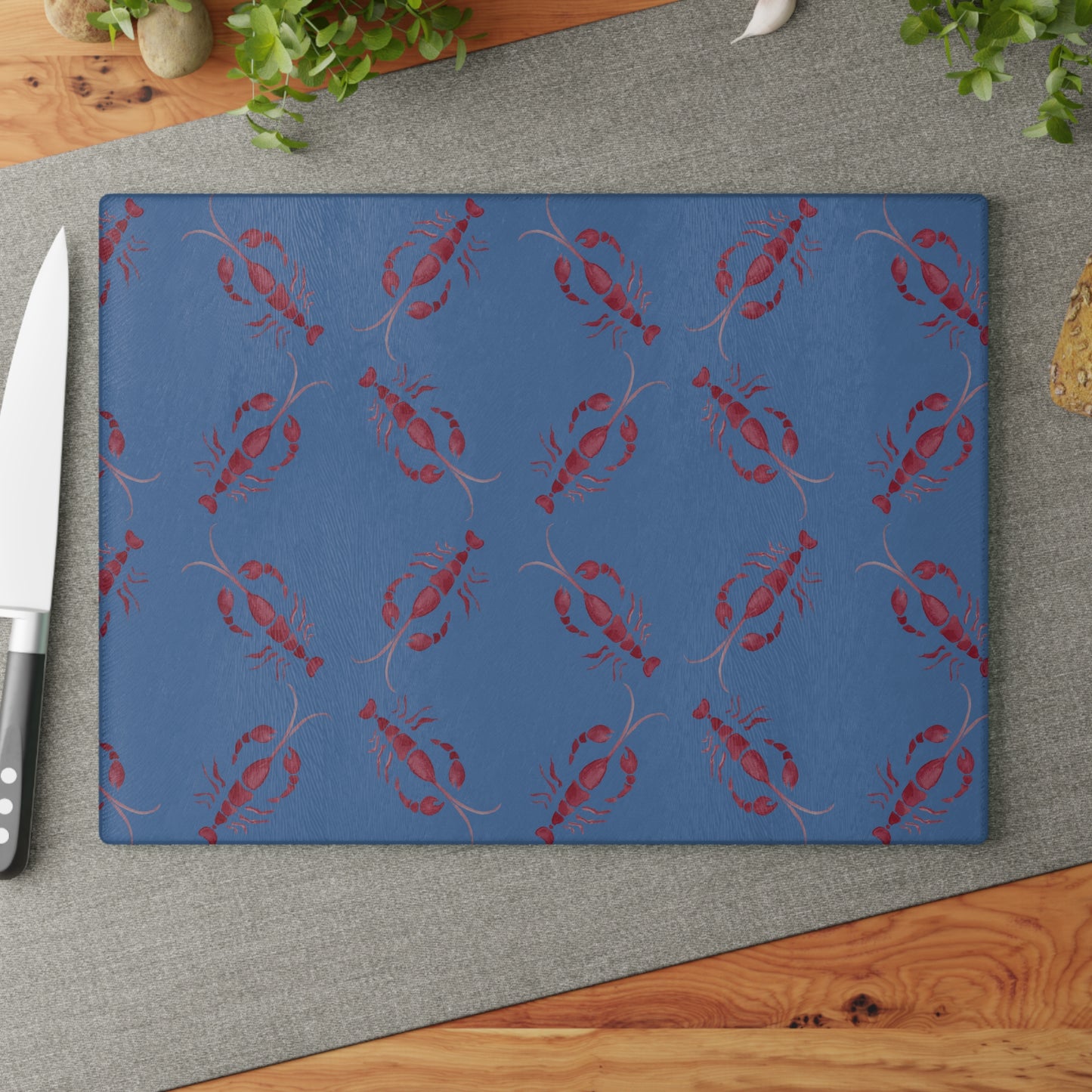 Lobster Glass Cutting Board