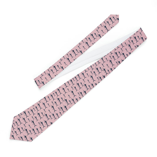 Marlin Necktie (Pink & Blue)
