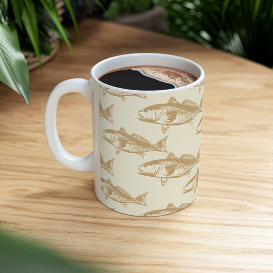 Red Drum Ceramic Mug 11oz