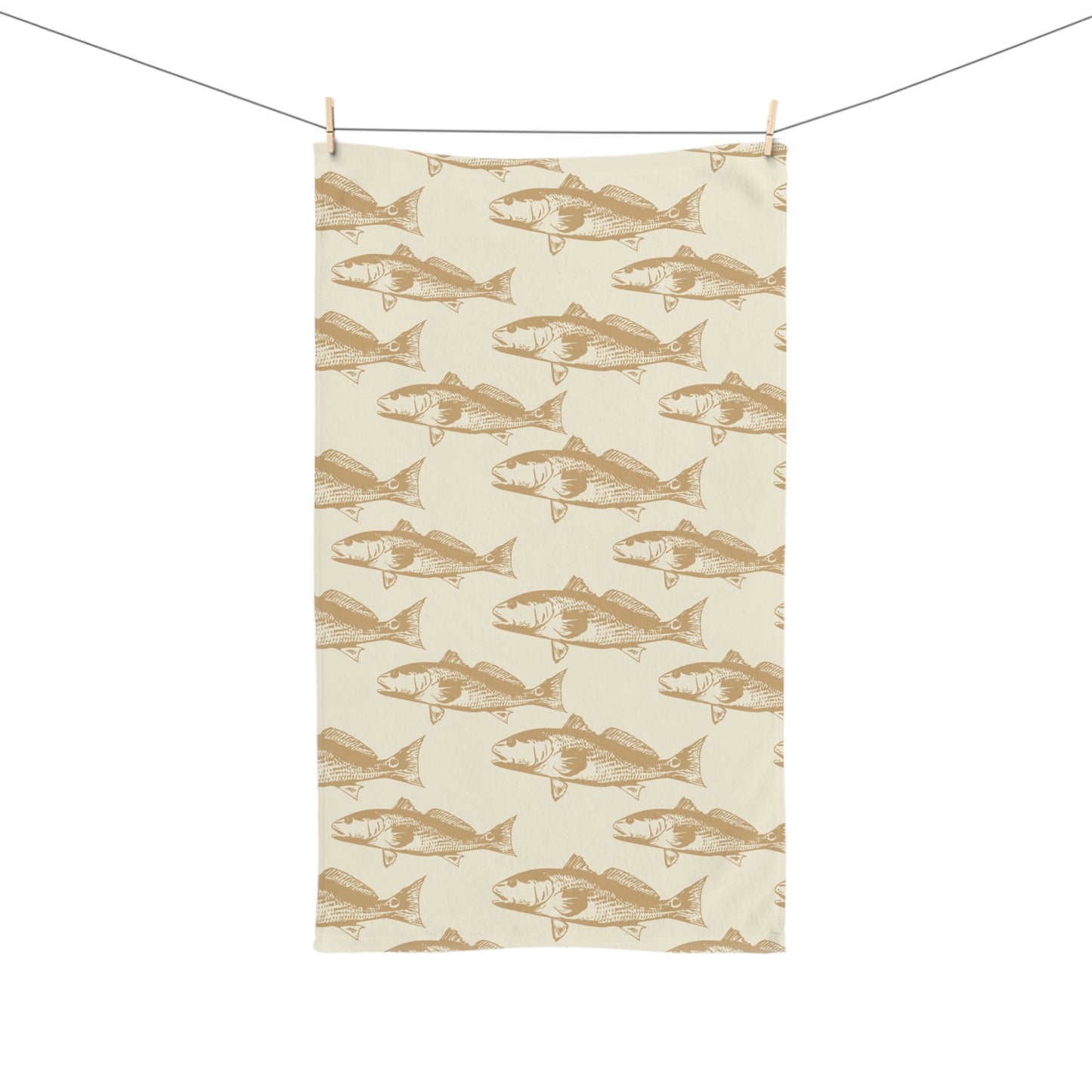 Red Drum Hand Towel