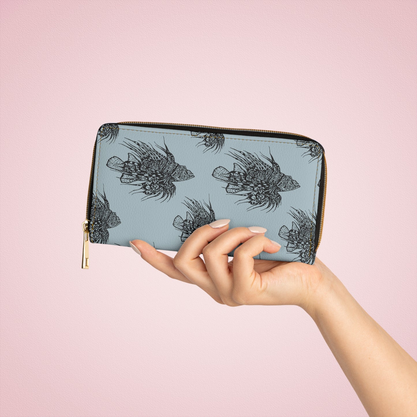 Lionfish Zipper Wallet