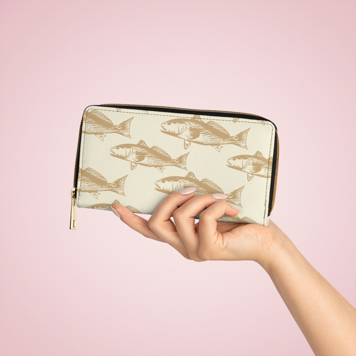 Red Drum Zipper Wallet