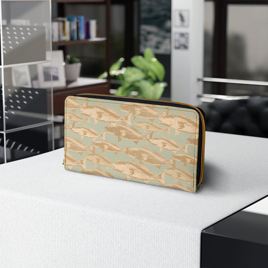 Red Drum Zipper Wallet