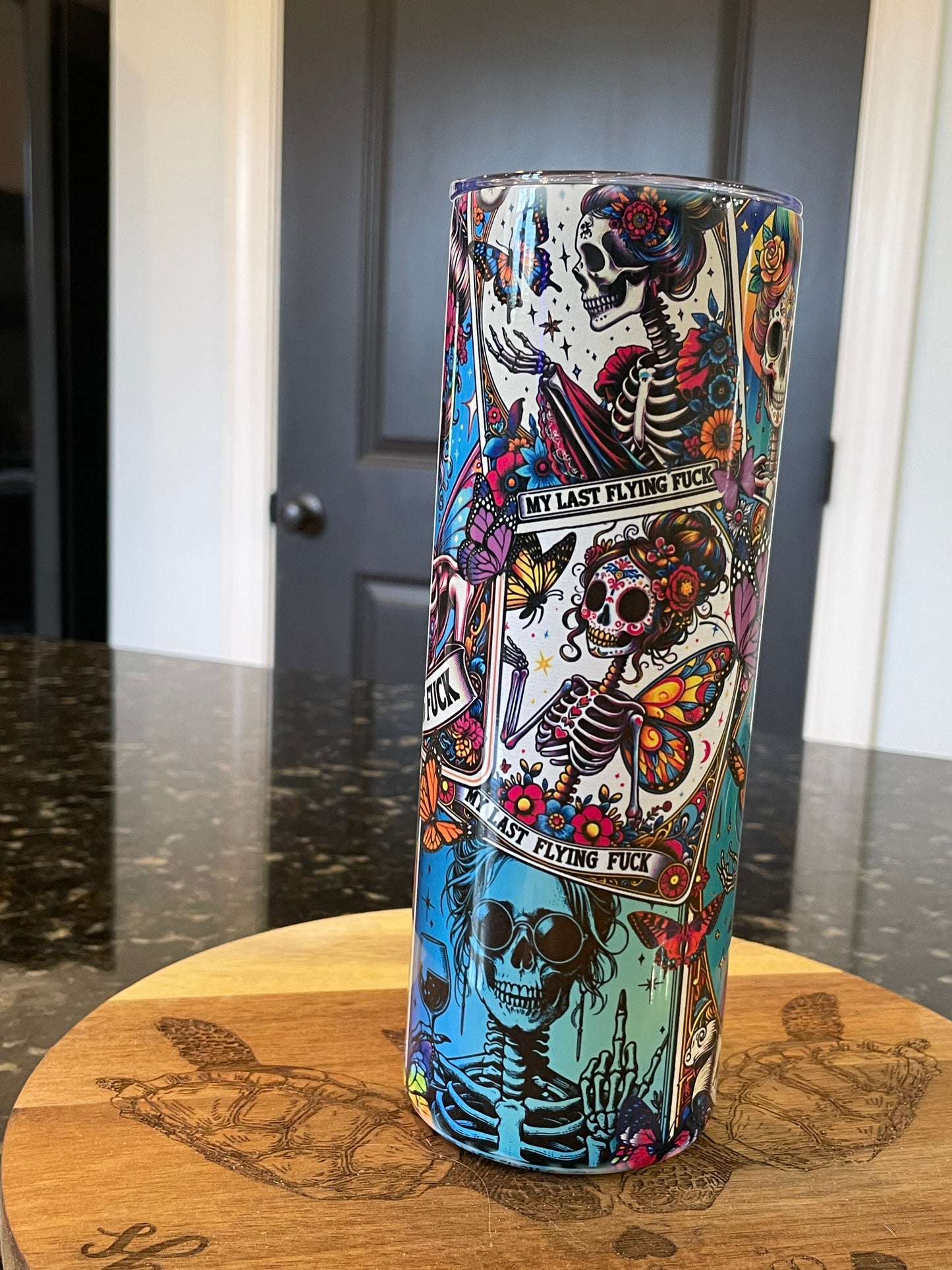 No Fucks Given Metal Tumbler