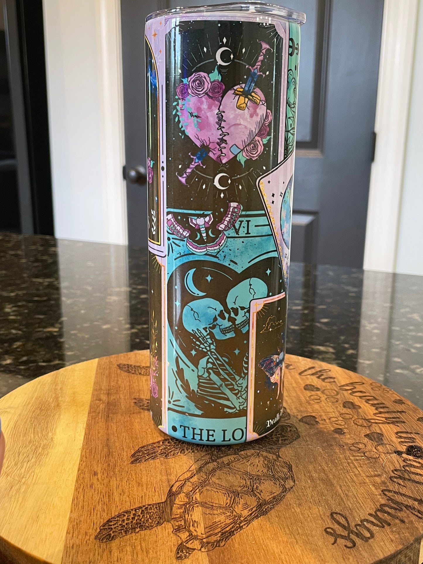 Tarot Card Metal Tumbler