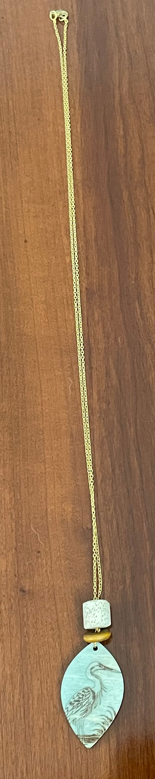 Heron Necklace
