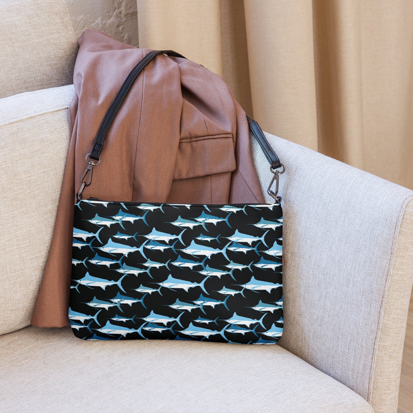 Marlin vegan leather Crossbody bag