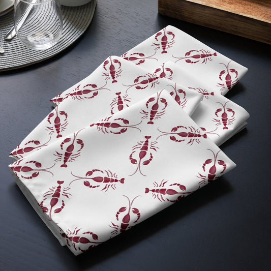 Lobster Cloth napkin set