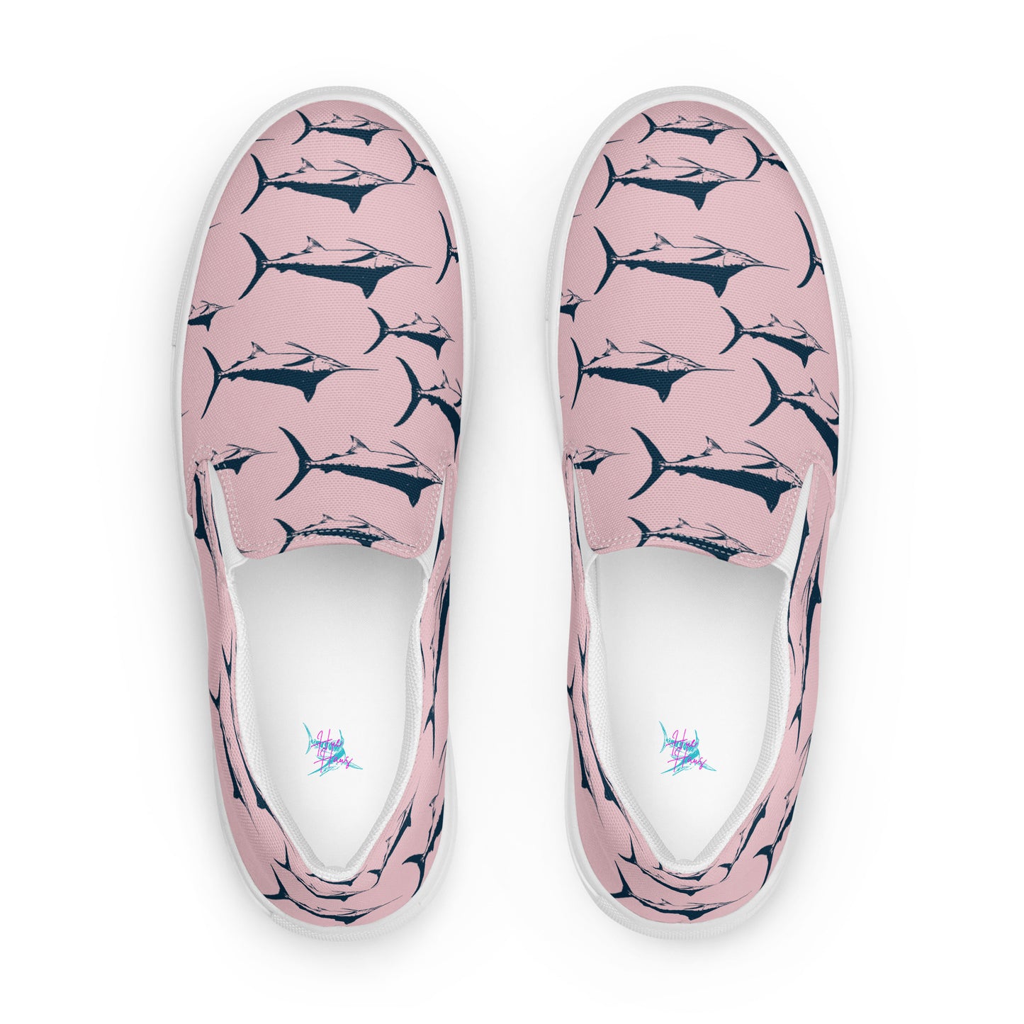 Marlin Pink Women’s slip-on canvas shoes