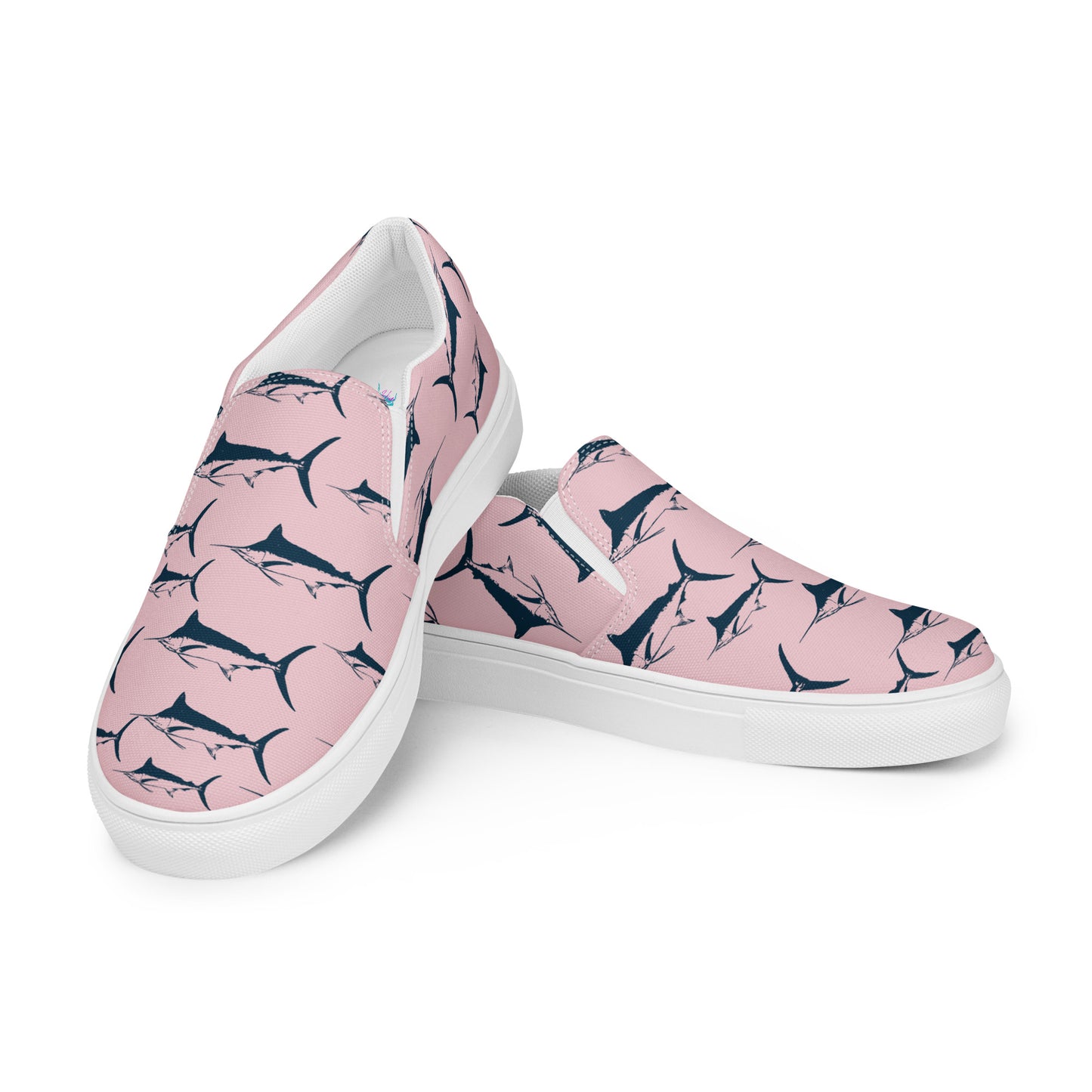 Marlin Pink Women’s slip-on canvas shoes