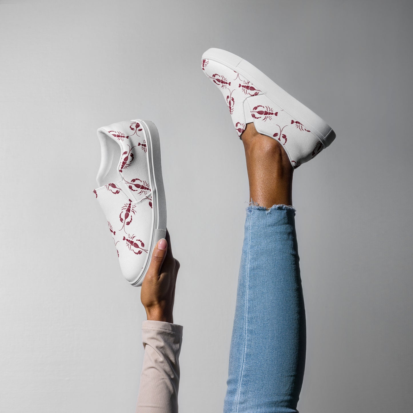 Lobster Women’s slip-on canvas shoes