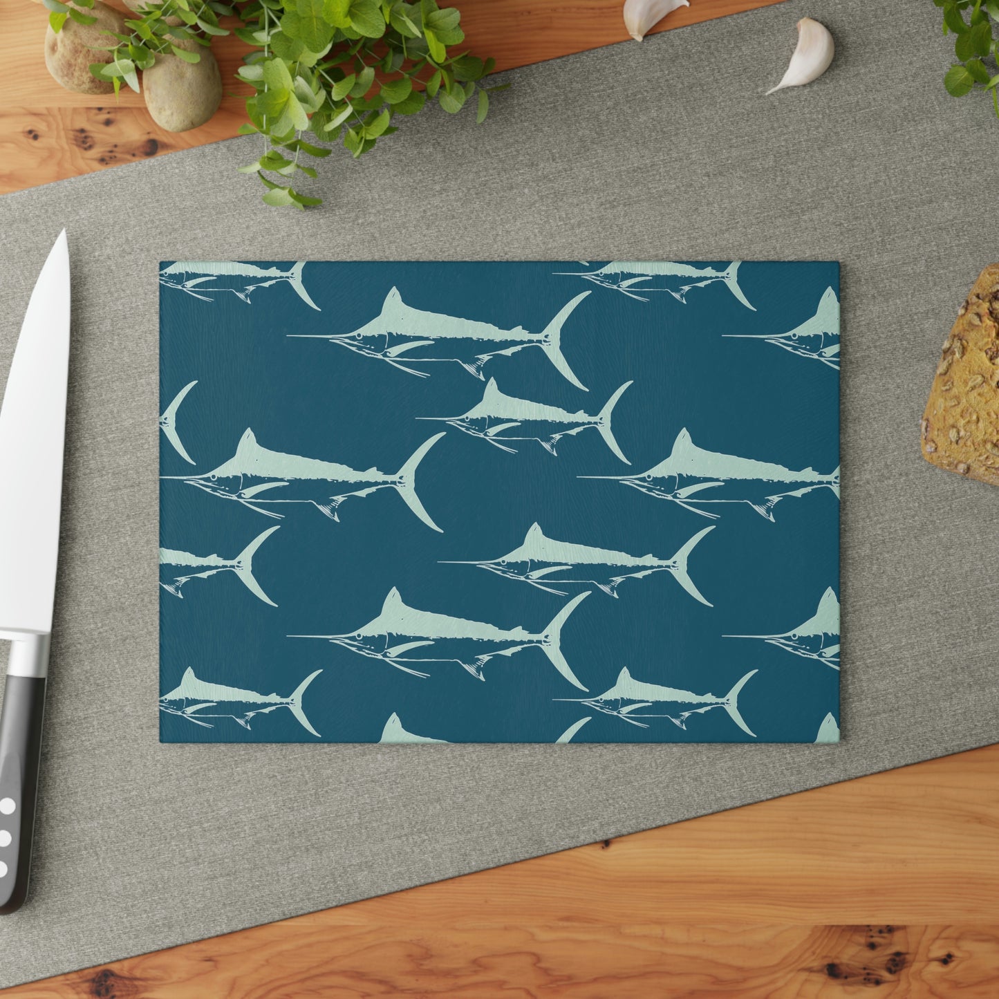 Marlin Glass Cutting Board