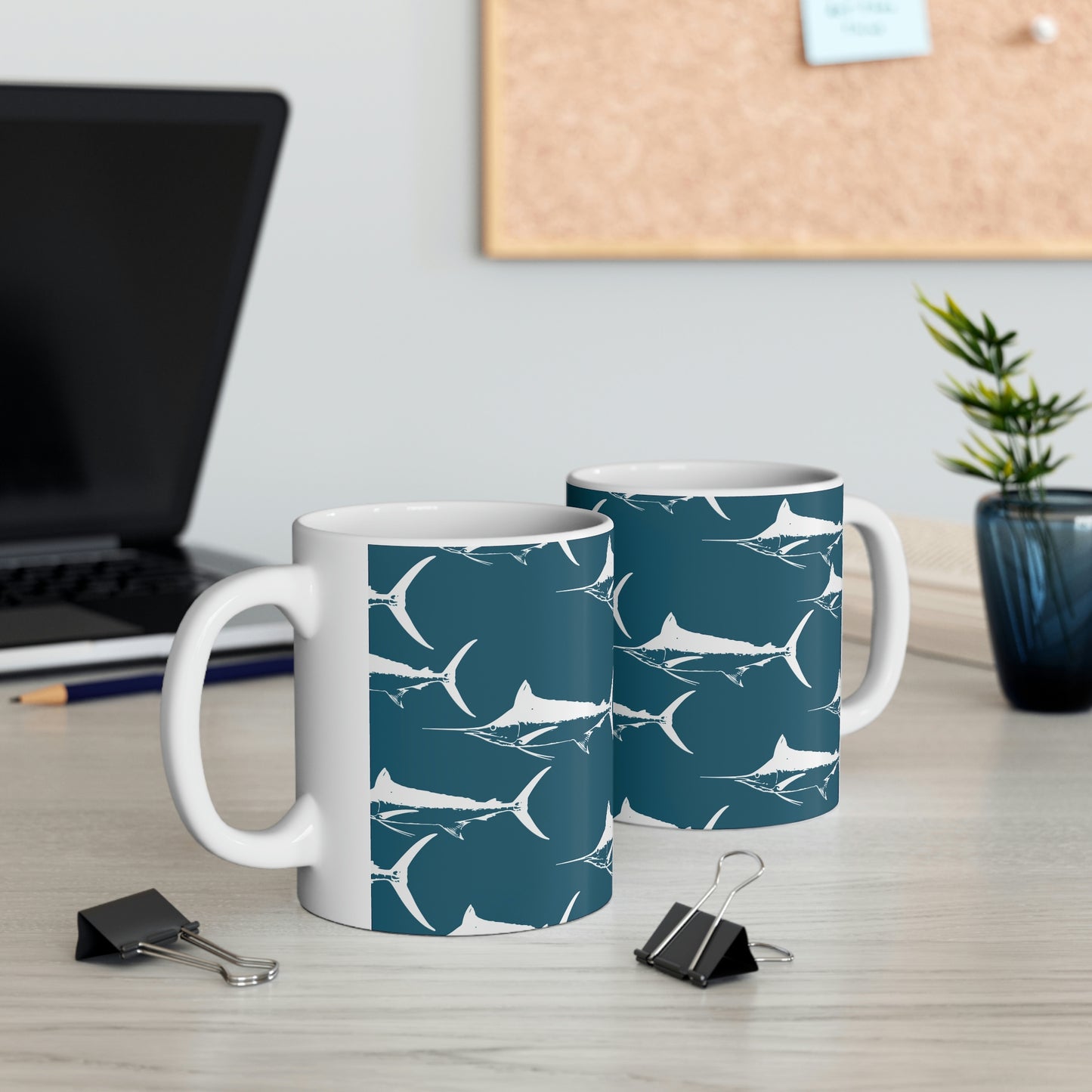 Marlin Ceramic Mug 11oz