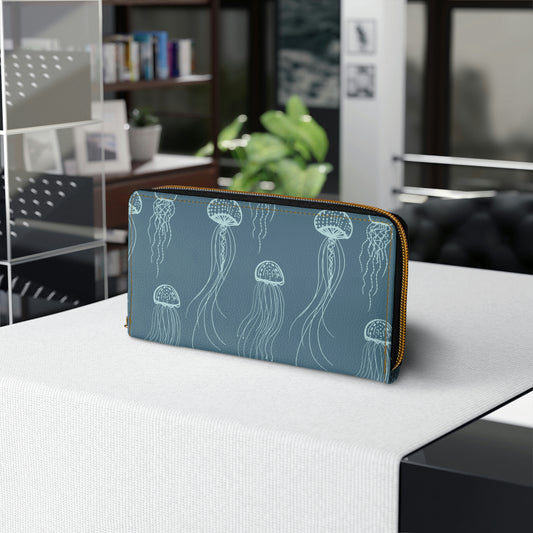 Jellyfish Zipper Wallet