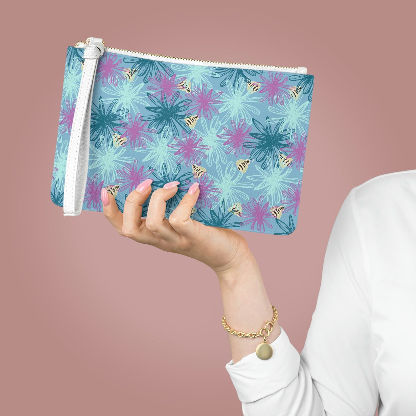 Floral Spring Life Clutch Bag
