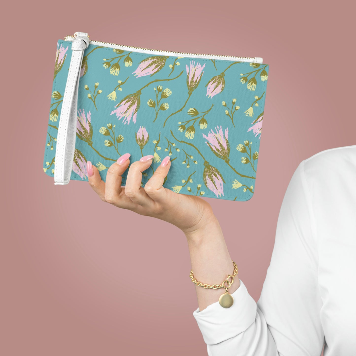Floral Clutch Bag