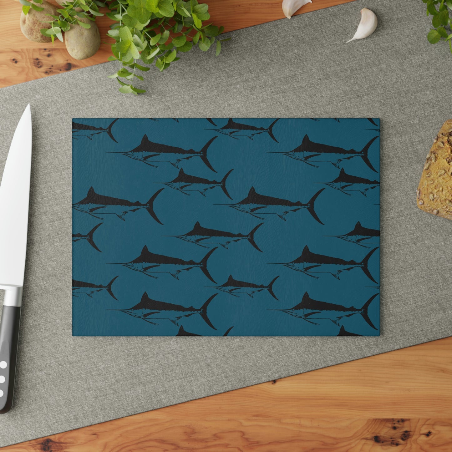 Marlin Glass Cutting Board