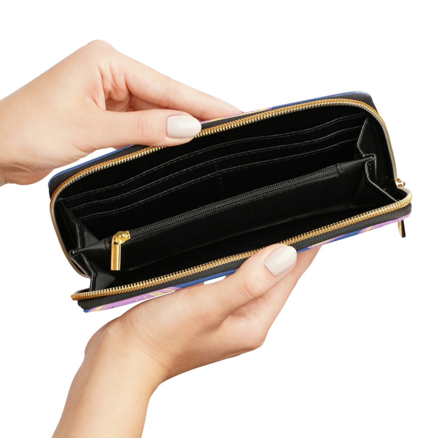Floral Daisy Zipper Wallet