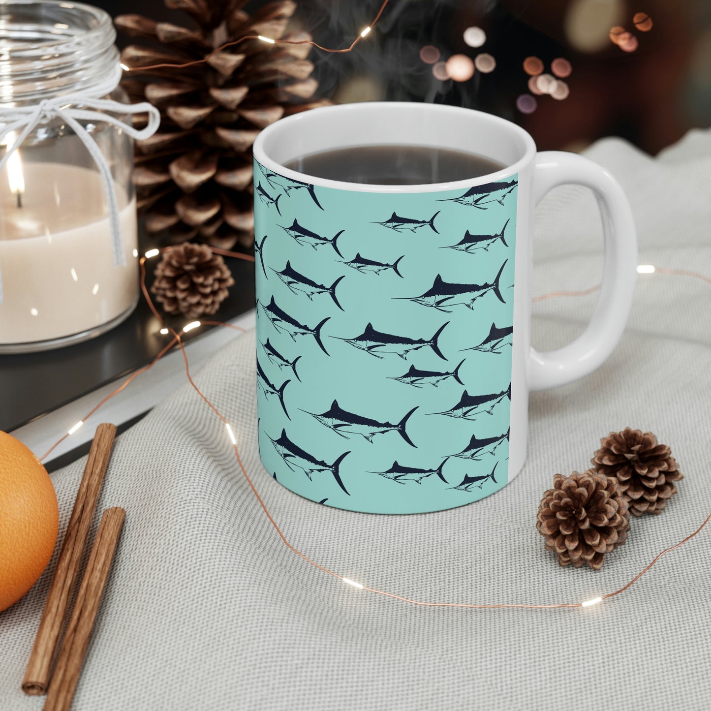 Marlin Ceramic Mug 11oz