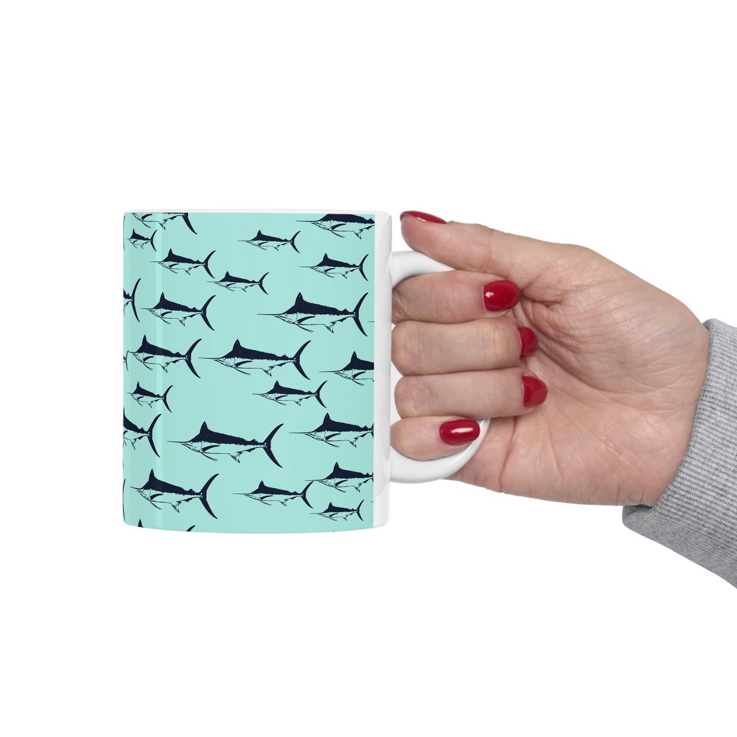 Marlin Ceramic Mug 11oz