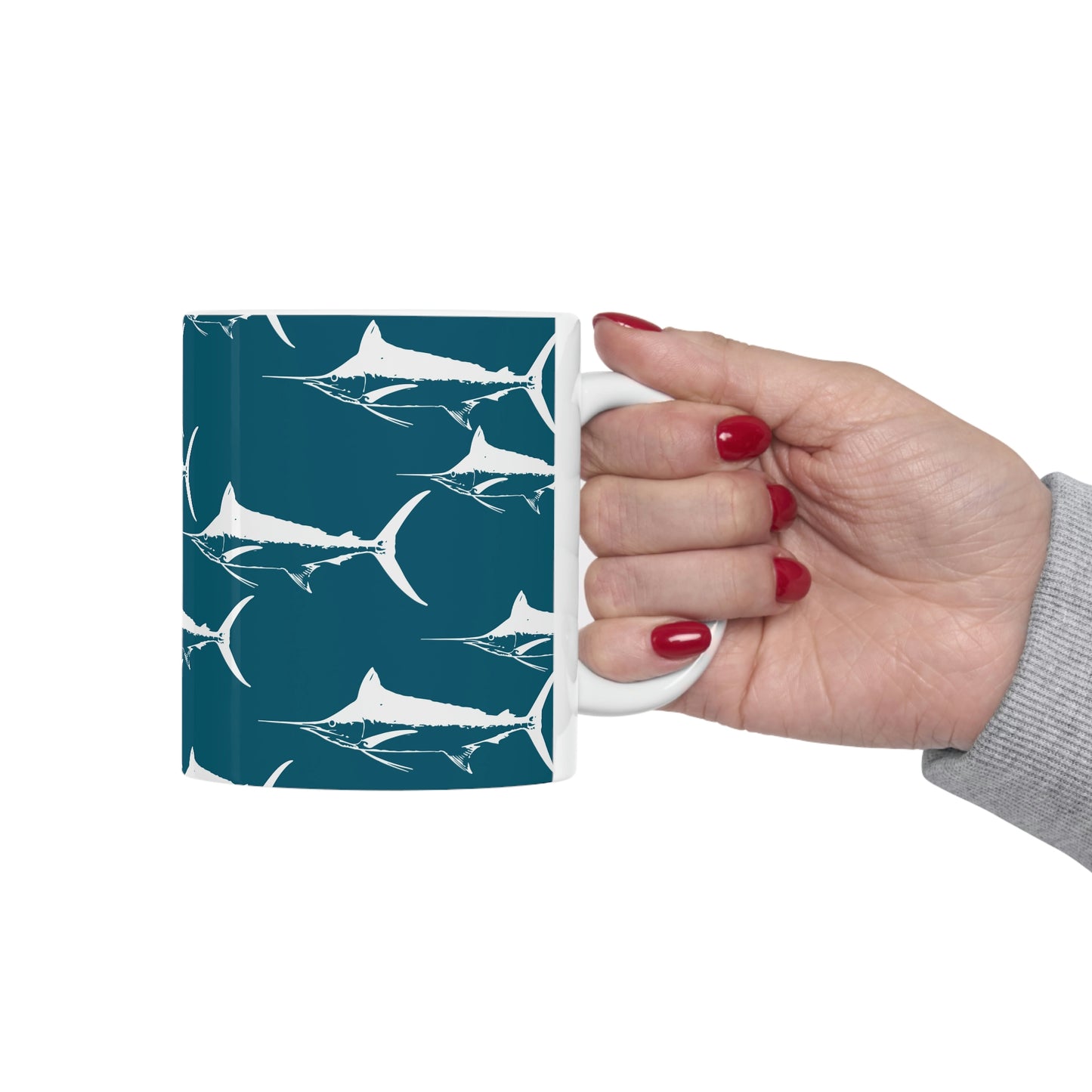 Marlin Ceramic Mug 11oz