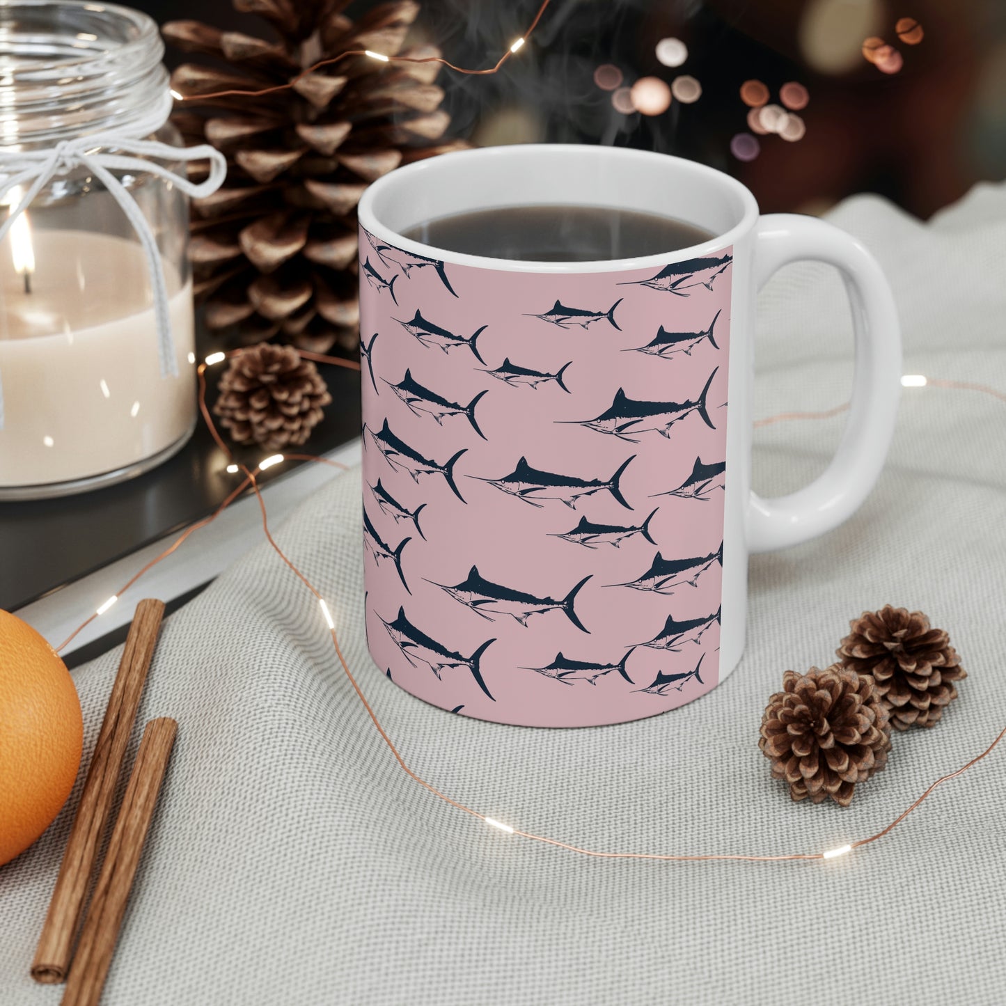 Marlin Ceramic Mug 11oz