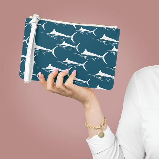 Blue Marlin Clutch Bag