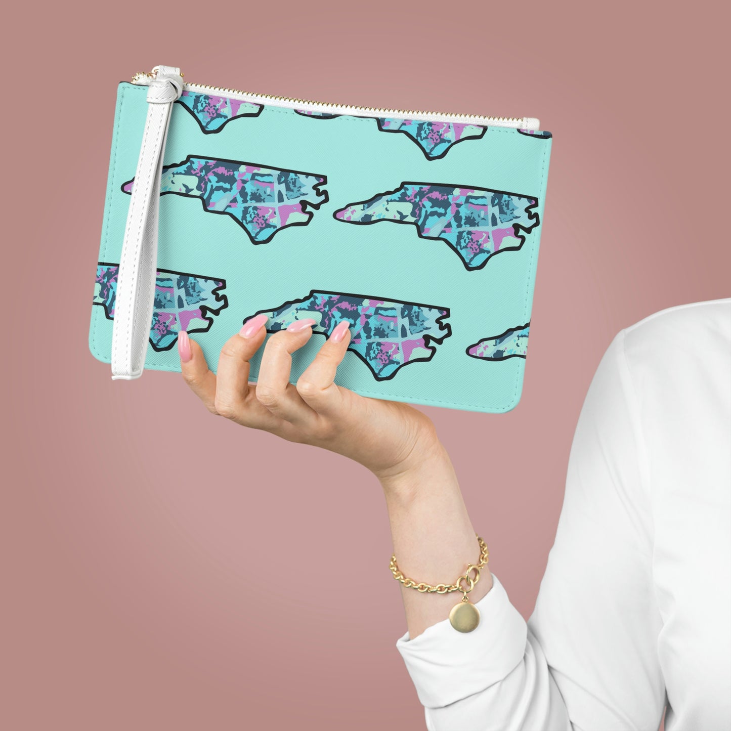 North Carolina Love Clutch Bag