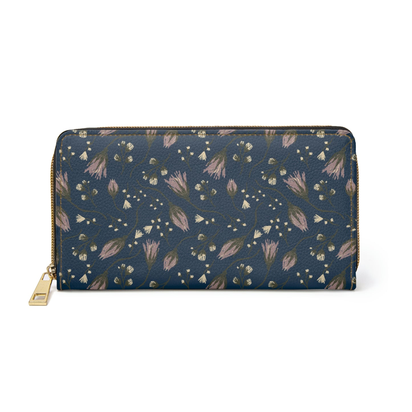 Floral Zipper Wallet