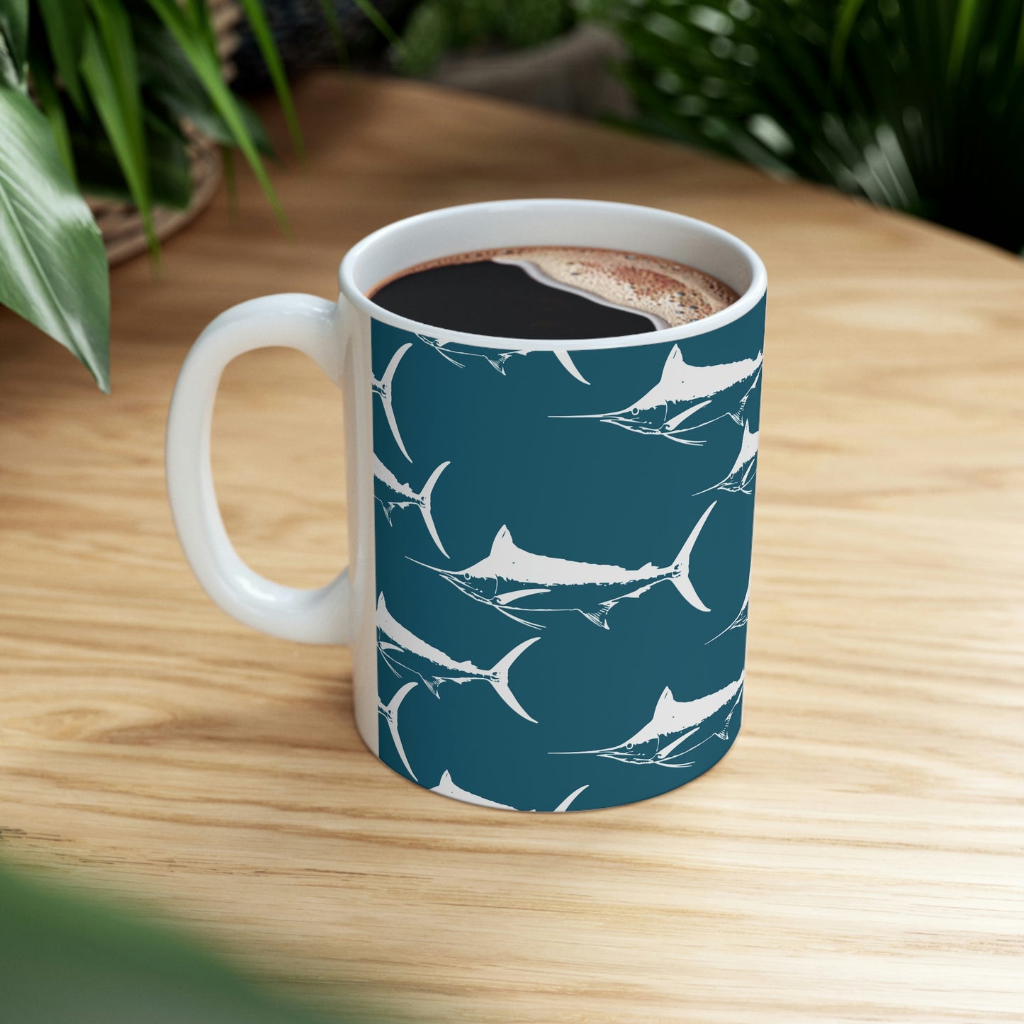 Marlin Ceramic Mug 11oz