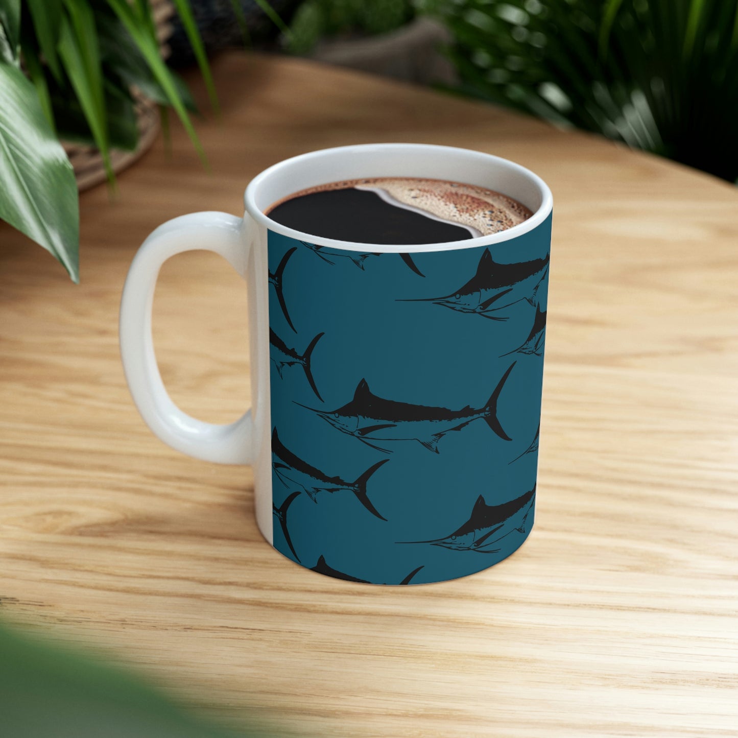 Marlin Ceramic Mug 11oz