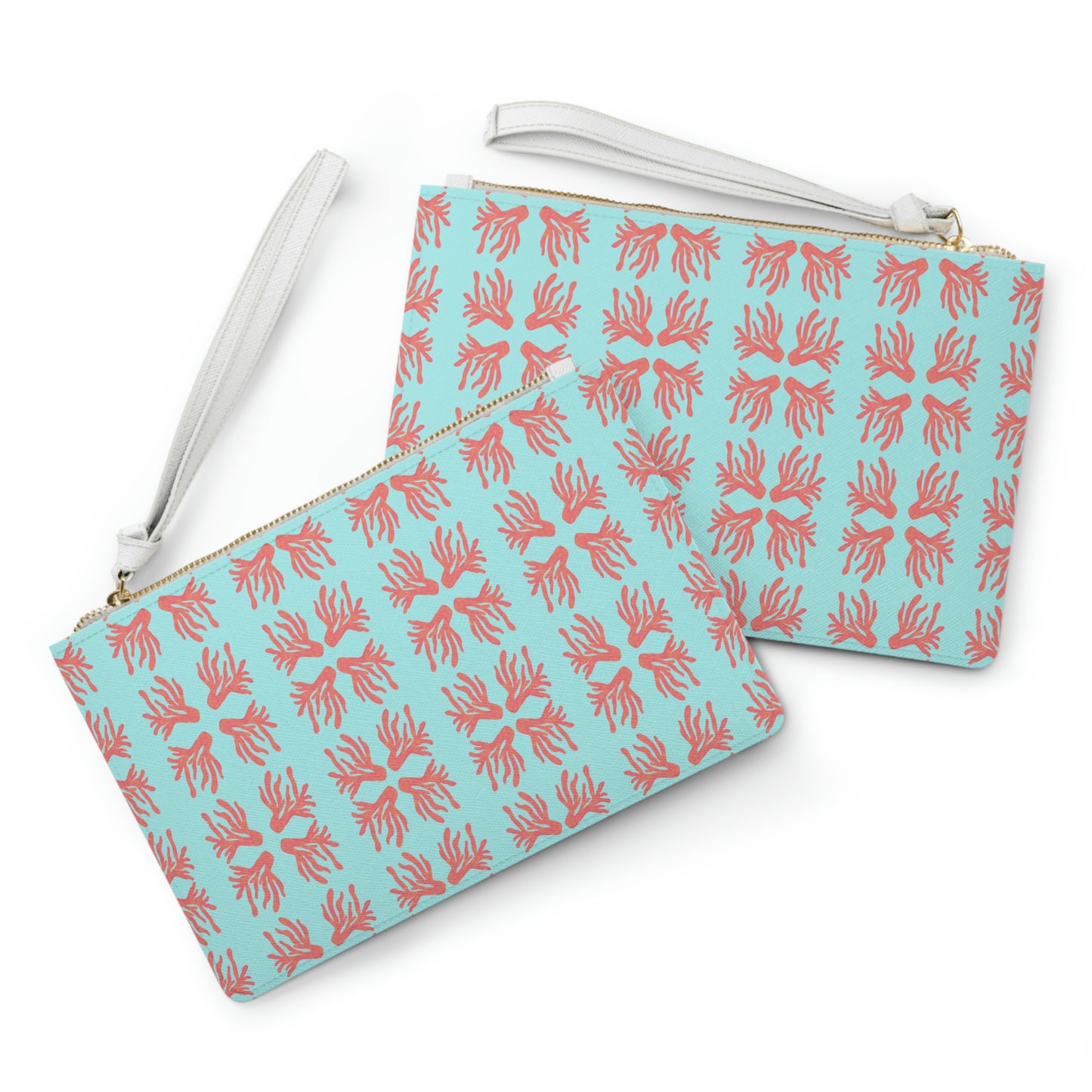 Coral Clutch Bag